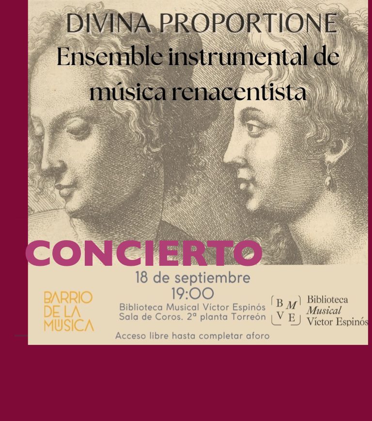 cartelConciertoBiblioteca Madrid Victor espinos